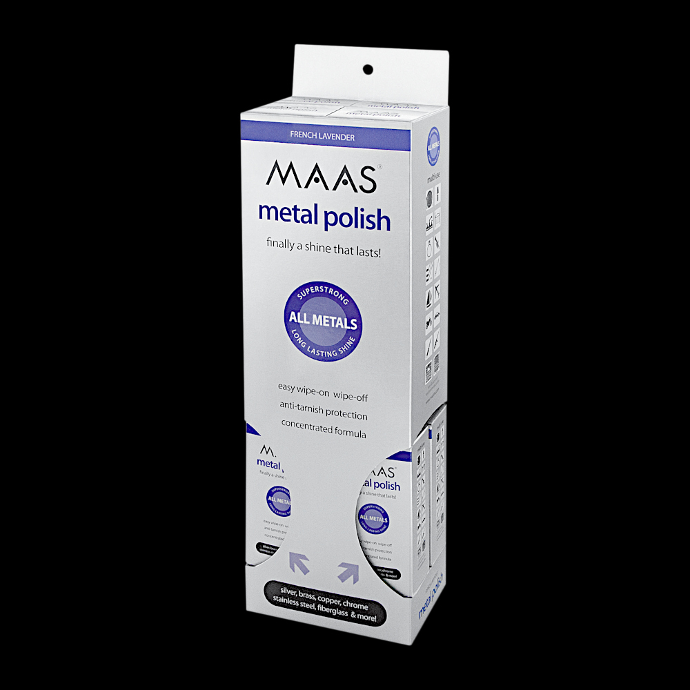 Maas International MAAS Metal Polish 1.1 lb Can with Free Microfiber Cloth