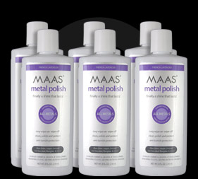 Maas International MAAS Metal Polish 1.1 lb Can with Free